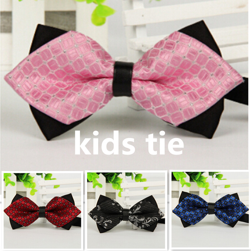 Image of 2016 HOT Formal commercial kids bow tie solid color bow ties for boy children accessories butterfly cravat bowtie butterflies
