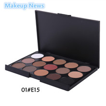 1pcs Natural15 Colors Eye shadow cosmetics Long Lasting Makeup Eyeshadow Palette Cosmetic set For Women15 Earth