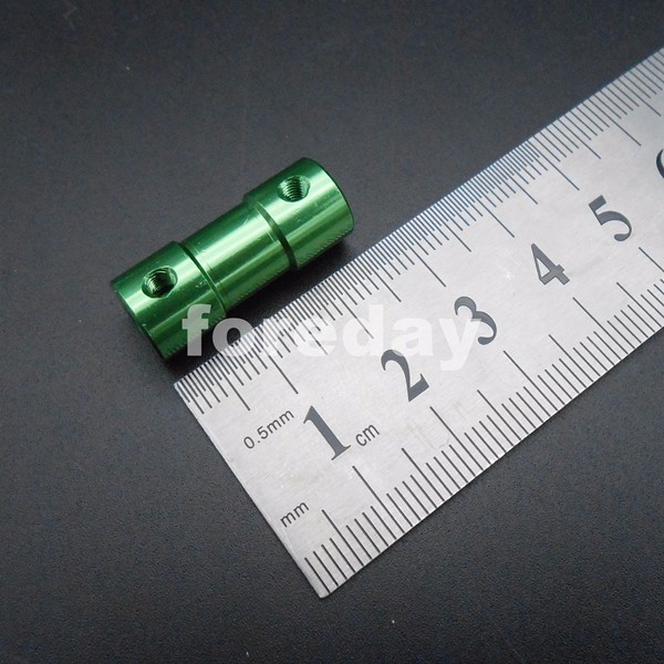 Description Picture 4 of item5PCS Aluminum Green 3mm-5mm Shaft Motor Flexible Coupling Coupler Length: 25mm dia. 10mm +1 Spanner wrench 3-5 *FD480X5+1