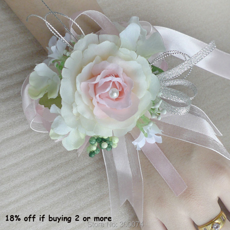 Flower Corsage Of Bride\u0026Bridesmaid Silk 