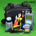 KELUSHI 20 IN 1 Fiber Optic FTTH Tool Kit with Fiber Cleaver 70 10dbm Optical Power