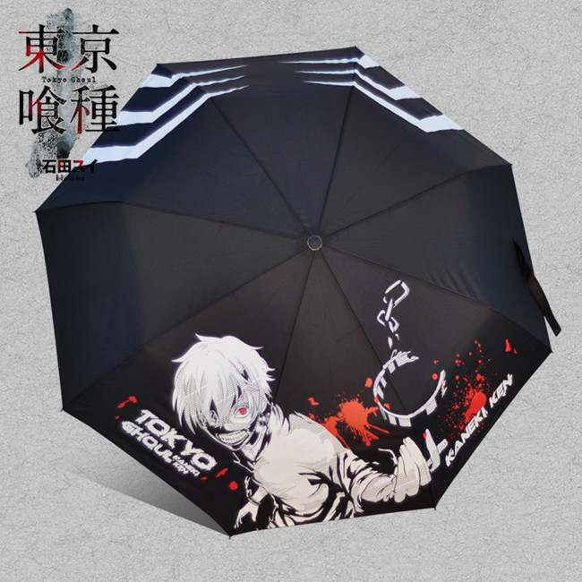 Tokyo Ghoul Brand Manual Umbrella Female Cute Funn...
