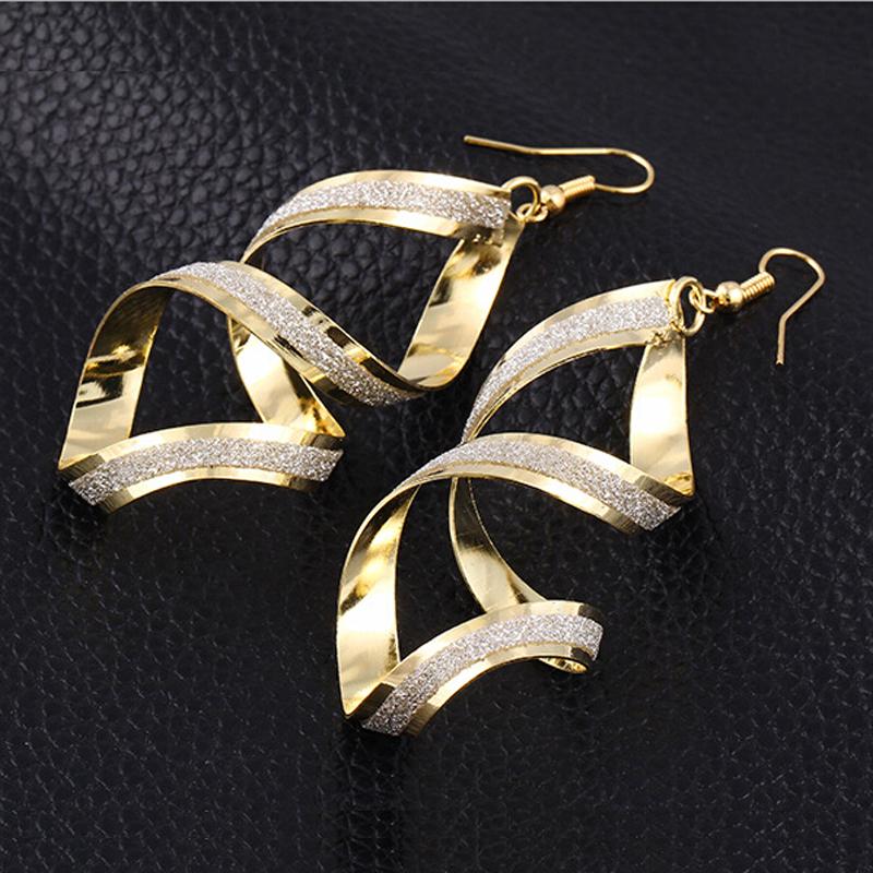 Hot long leaf dangle Drop Earrings fashion Alloy vintage Earring wholesale women wedding jewelry