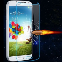 mobile phone spare parts for samsung galaxy s4 lcd Factory Supply Self adhesive Tempered Glass mobile