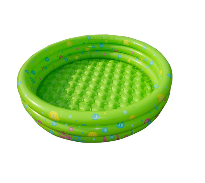 Фотография Circle three ring inflatable swimming pool environment protection swimming outdoor for children 150cm*42cm summer indoor pool