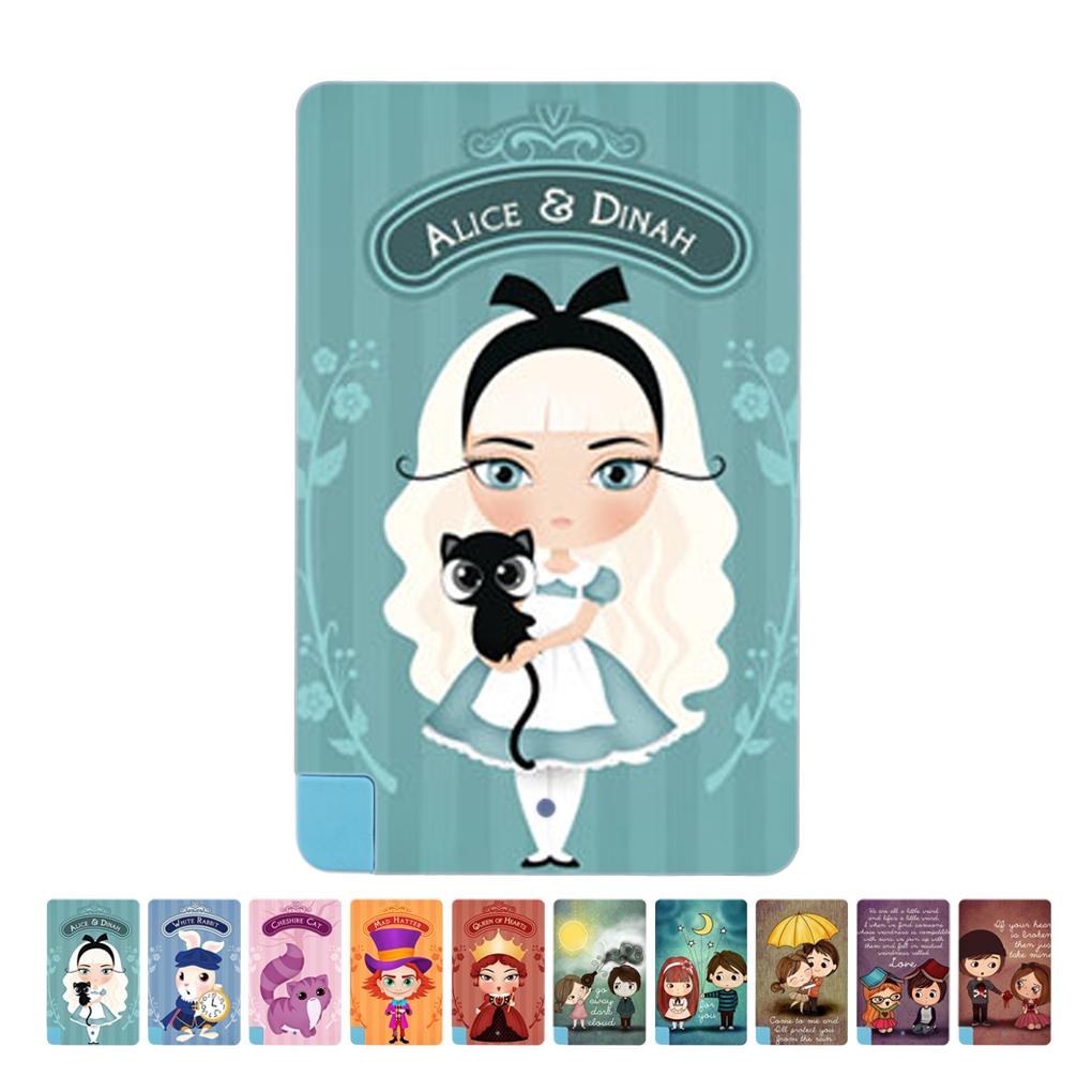 Image of Portable thin power bank 2600mAh charger for samsung etc android phone external battery pack printed cartoon style young lovers