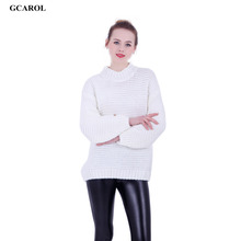 Women Korean Sweater Thick Coarse Wool Knitted Tops Fashion Casual For Autumn Winter Knitted Pullover
