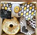 ins new Lovely Hold pillow doughnut bread pattern pillow Children room doll decorations Pure cotton gift