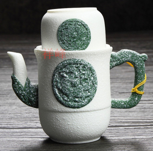2014 Snow Glaze Ceramic tea sets Kung Fu Tea Quik Cup One pot and One cup