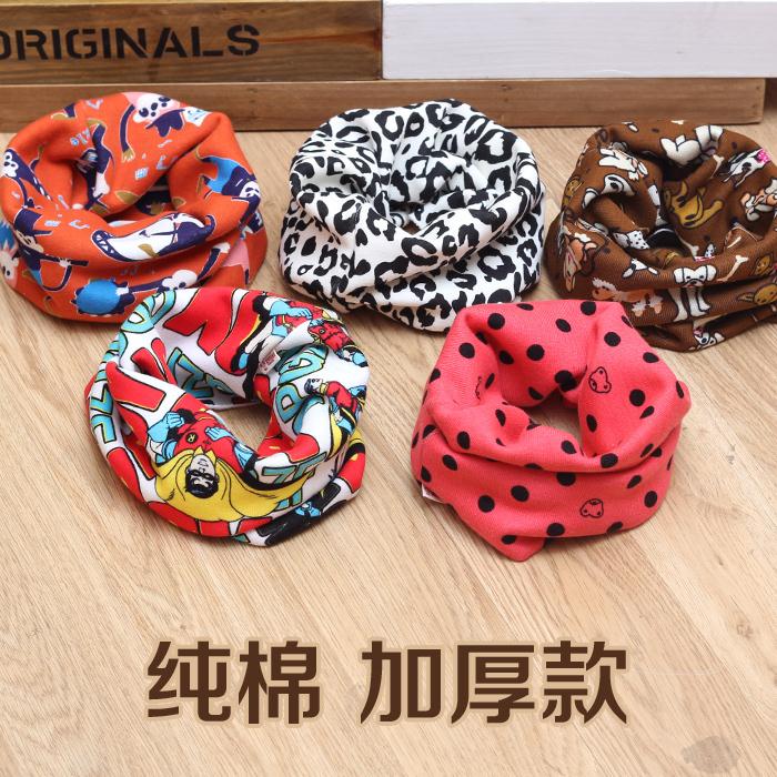 2015 free shipping baby scarf leopard dots rabbit design child neckerchief warm baby scarf boy collar girls collar child scarf