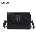 LIXUN Women Diamond Lattice Crossbody Bags Fashion Leather Shoulder Bag Fold Cover Messenger Handbags sac a
