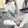 2015 Cashmere Sweater Women Sweaters and Pullovers Women Fashion o Neck Color Long sleeve Knitted Sweater