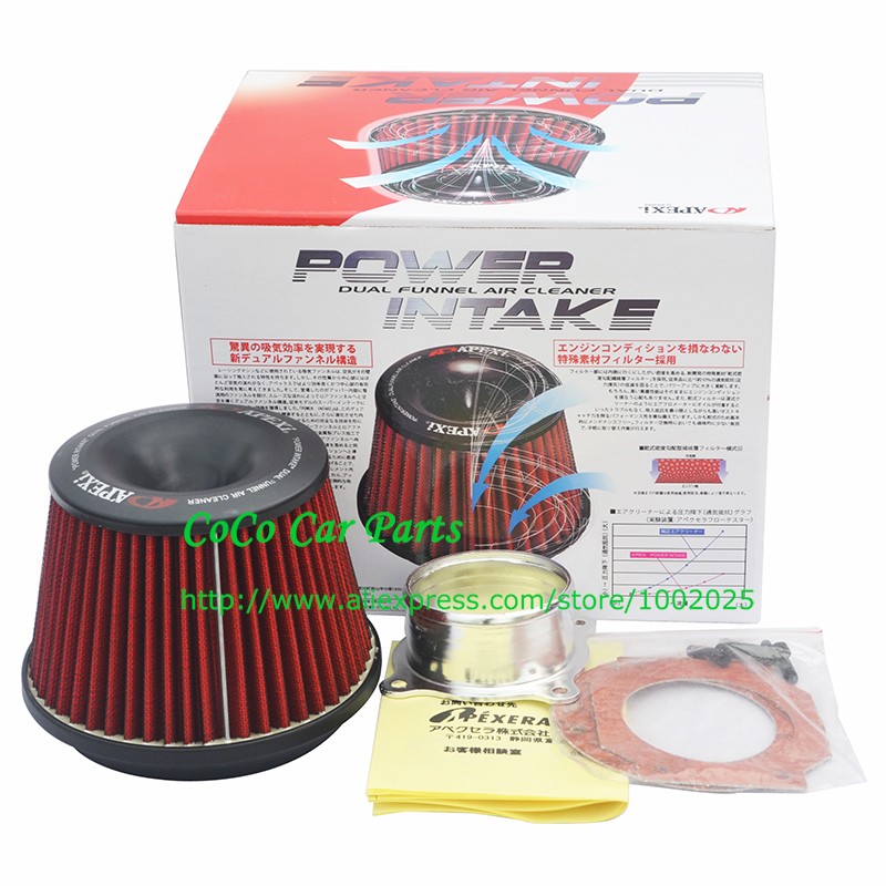 3inch Racing Car Air Filter Universal Auto Cold Air Intake (1)