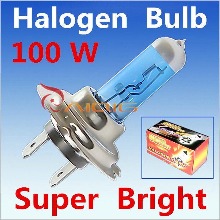 Image of 2pcs H7 100W 12V Super Bright White Fog Lights Halogen Bulb High Power Car Headlights Lamp Car Light Source parking 6000K