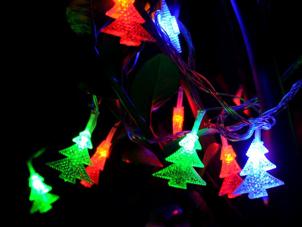 10m Multicolour Christmas Tree String Light Festival Lamp for Xmas Christmas Halloween Garden ...