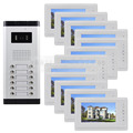 DIYSECUR Quality 7 4 Wired Apartment Video Door Phone Audio Visual Intercom Entry System IR Camera