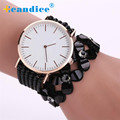Hcandice Leisure Relogio Feminino Reloj Mujer Quartz Bracelet Crystal Diamond Wrist Horloge Womens Watch Fashion May4