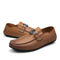 Casual Spring Autumn Men Flats Brand Mens Shoes Fashion Men s Loafers Genuine Leather Man Driving