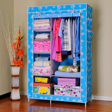 YoHere bedroom furniture clothe storage wardrobe simple portable clothe closet new fashion sundries storage cabinet dust-proof