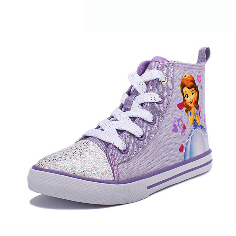 2015 new kids shoes girls shoes fashion bling sequin canvas shoes girls cute cartoon casual kids shoes for girl