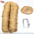 New Arrive 27Color Short 27 Pieces Bump Human in Hair Weave With Free Closure and Shower