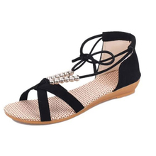2016 Women Shoes Sandals Comfort Sandals Women Summer Classic String Bead Fashion Summer High Quality Flat Sandals PL004