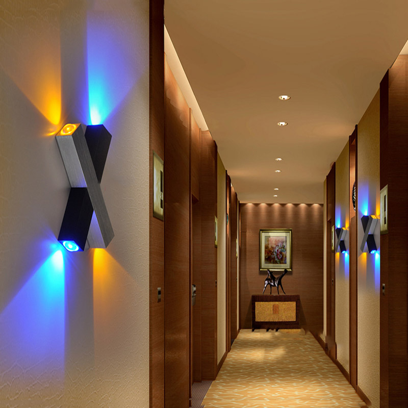 Direct selling, X shaped wall lamps, LED wall lamp, backdrop lights