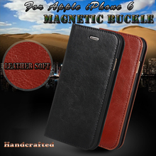 Royal Retro Genuine Leather Phone Case For Apple iPhone 6 6S 4.7 / 6 6S Plus 5.5 Flip Cover wallet with card Luxury Brand Case