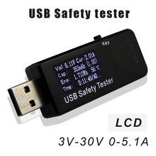 Digital Dispay 3V-30V USB Tester Current Voltage Charger Capacity Doctor qc2.0/3.0 quick charge power bank meter voltmeter