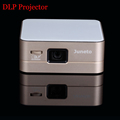 Mini Projector P96 DLP 2400 Lumens 16 9 Android IOS Wifi Home Theater Gold color