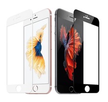0.26mm 2.5D 9H Four Color Full Covering Cover Tempered Glass for iPhone 6 6s Plus 4.7″ 5.5″ Inch Screen Protector Film