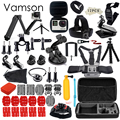 Gopro Accessories Set for go pro hero 5 4 3 kit Three way selfie stick for