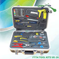26 In 1 Fiber Optic FTTH Tool Kit with Cutter Clouser and Loose tube stripper free