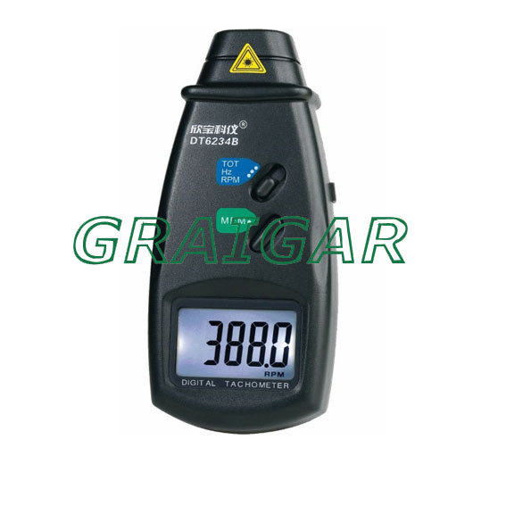 Digital Laser Photo Tachometer DT6234B RPM Non Contact Tach Photoelectric Tachometer Fast Shipping