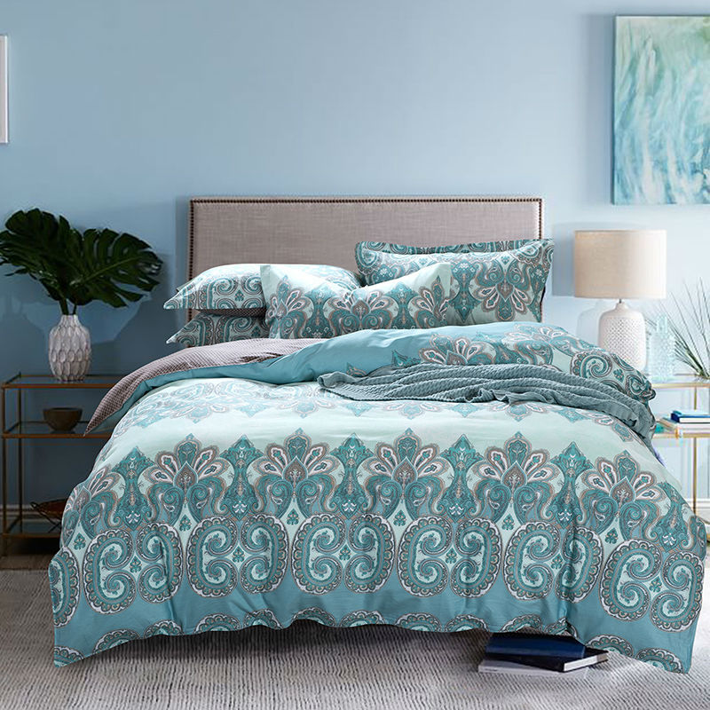 Unique bedding set 4pcs cotton duvet cover set bed linen quilt ...