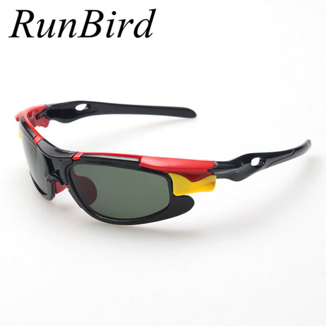 RunBird 2016 Новый Мальчик TAC Поляризованные Очки Спорта Детей Детские Солнцезащитные Очки Защита Солнцезащитные Очки Девушки Симпатичные Прохладный Очки YJ026