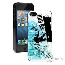 go ride grunge blue snowboard back skins mobile cellphone cases for iphone 4/4s 5/5s 5c SE 6/6s plus ipod touch 4/5/6
