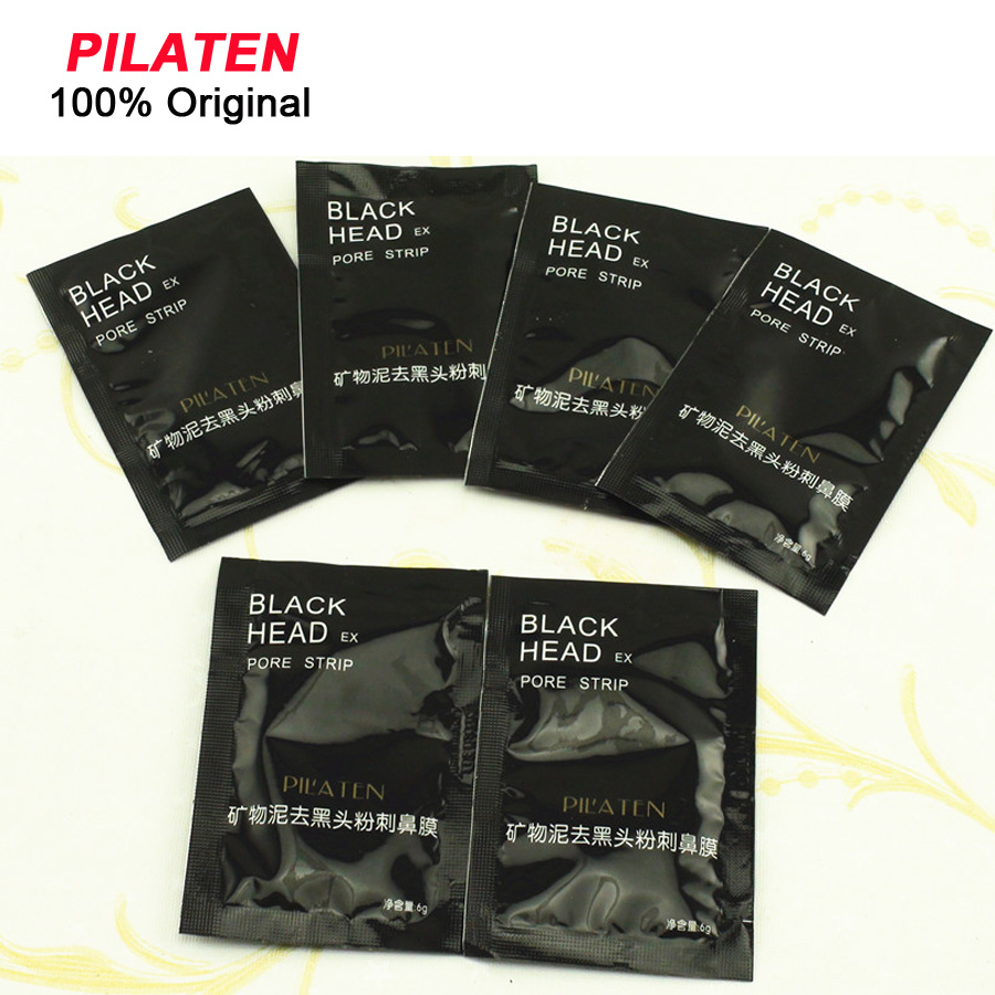 Image of Pilaten Pig Nose Herbal Blackhead Remover Mask Face Pore Strip Face Mask Remove Cosmetic Black Head Blackheads Beauty Care C038