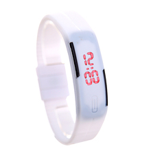 2015 New Arrival Ultra Thin Fashion Brand Women Men Sports Watch Silicone WristWatch Digital LED Watches