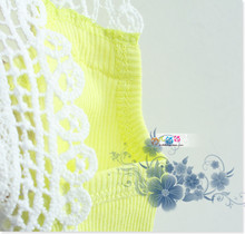 2015 Hot sale Kids Girls Crochet Hollow Out Floral Tops T Shirts Vest T shirts Candy