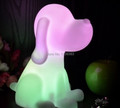 Free shipping Rainbow Colorful Animal Dog LED night light lamp for kids Chien Night Lamp for