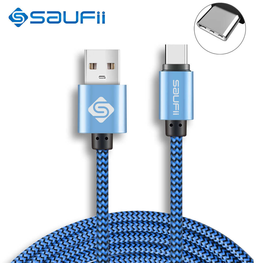 Image of 2016 Original SAUFII USB 3.1 Type C USB-C cable USB Data Sync Charge Cable for Macbook OnePlus 2 N1 ZUK Z1 matebook M5 4c 4i