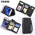 Multifunction Zipper Classic Leisure Business Style Wallet Flip Leather Card Slot Mobile Phone Case For Samsung