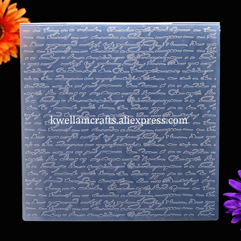 KWELLAM Flowers Lace Plastic Embossing Folders for Card Making Scrapbooking and Other Paper Crafts