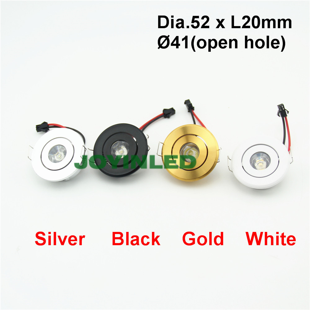 Pack of 10 Mini 3W Led Mini Downlight Round Adjustable Ceiling Spot 220V Led Cabinet Lights JOYINLED YDG-20001027