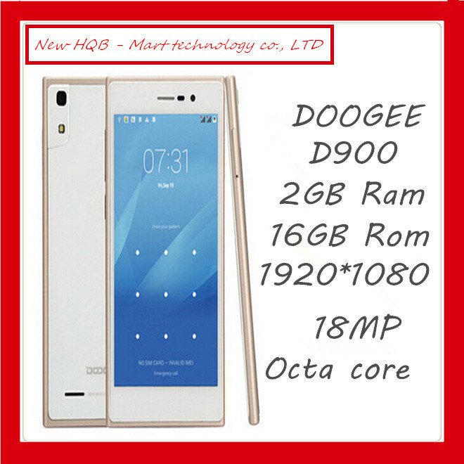 Original DOOGEE Turbo2 DG900 MTK6592 Octa Core 5 FHD Cell Phone Android 4 4 2GB RAM