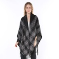 2015 New Arrival Hot Sale Europe Thick Lady Tassel Shawl Casual Brand Big Warm Soft Winter