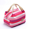 New Fashion Portable Insulated Canvas lunch Bag Thermal Food Picnic Lunch Bags for Women kids Men