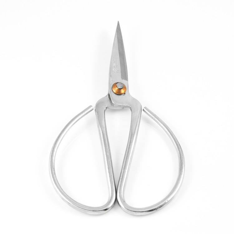 168 mm length chrome plated high quality carbon steel asian style household scissors bonsai trimming shear