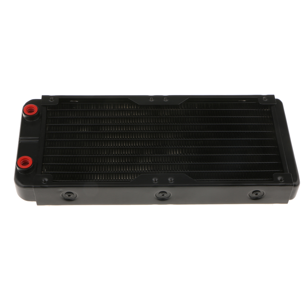 Aluminum CPU 10Pipes Water Cooling Radiator System 240mm G4//1/'/'